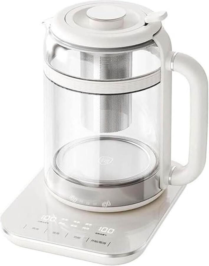 Elektrische Waterkoker Thermostatische Ketel Dranken Bereiden 10 Voorgeprogrammeerde Programma's 15 Liter Transparant