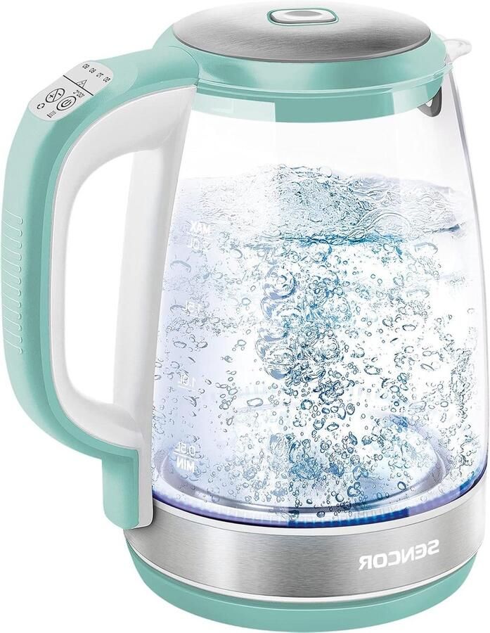 Elektrische Waterkoker Variabele Temperatuur Thee en Koffie Temperatuur Behoud 2.0 Liter Groen