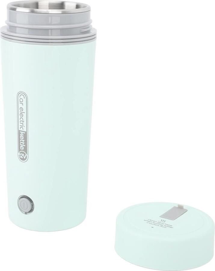 Draagbare Elektrische Ketel Reis Waterkoker Onderweg Water Koken Intelligente Temperatuurregeling 350 ml Lichtgroen