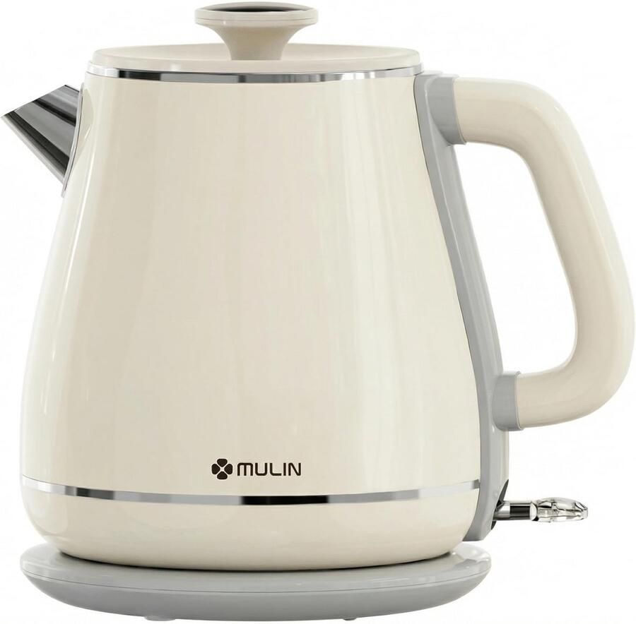 Elektrische Waterkoker Vintage Stijl 1.8L 2200W Snel Koken Draadloos