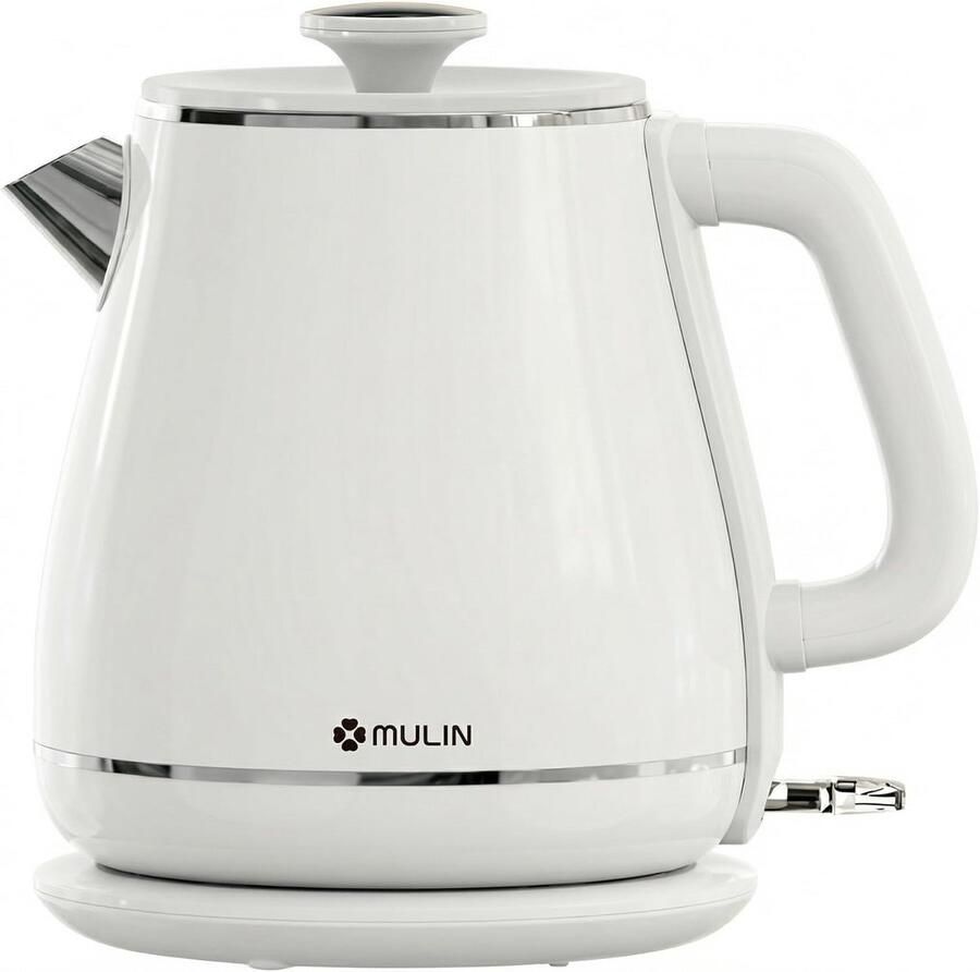 Elektrische Waterkoker Vintage Stijl 1.8L Snelkoker 2200W Automatische Uitschakeling 360° Draaibaar