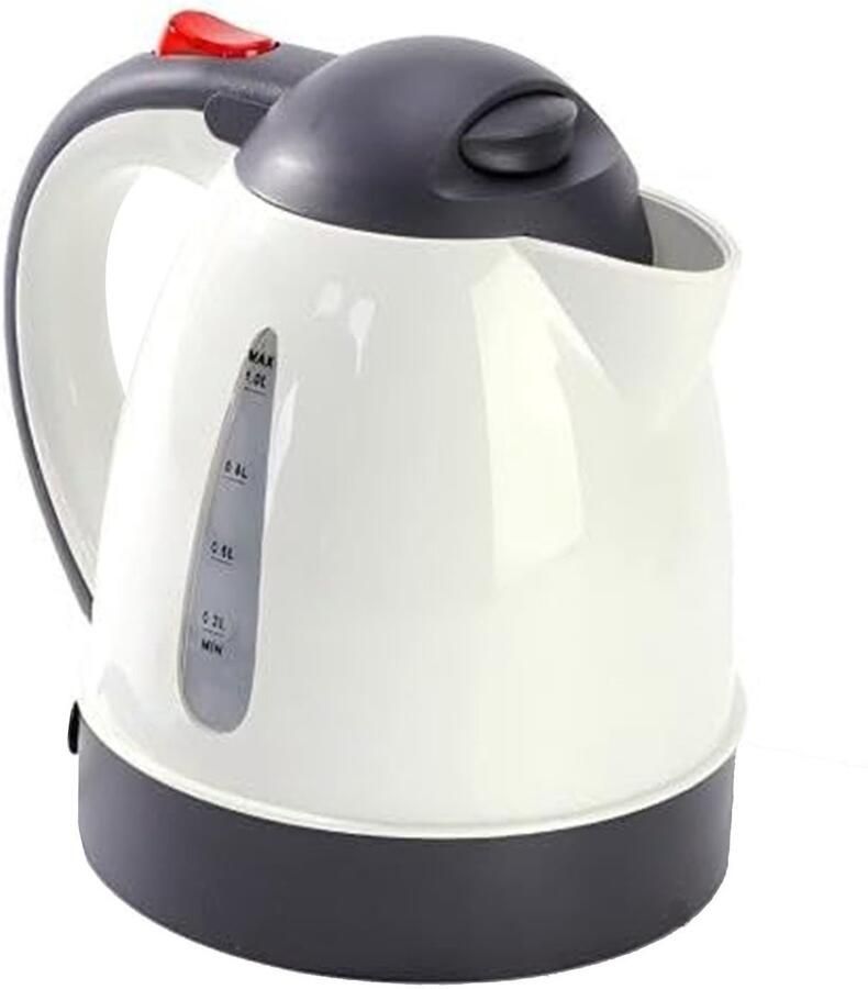 Elektrische waterkoker voor in de auto (150W) Inhoud: 1000 ml Geschikt voor vrachtwagens Verwarmt water thee en koffie Automatische uitschakeling