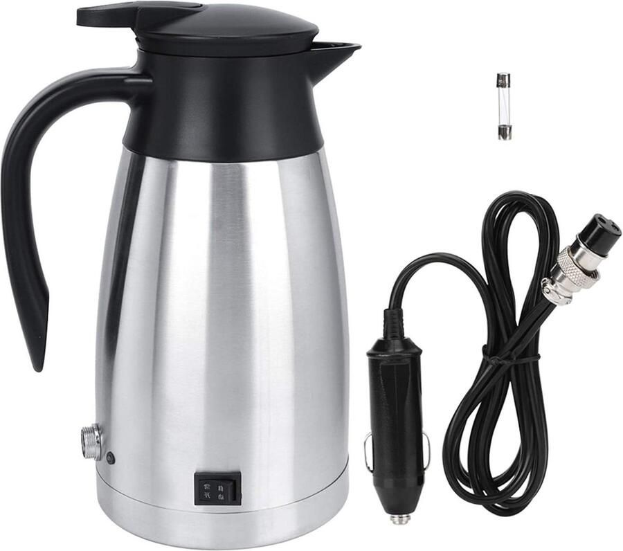 Elektrische Waterkoker Warmwaterbeker Auto Onderweg Warme Drankjes Temperatuurregeling Automatisch 1000 ml Groen