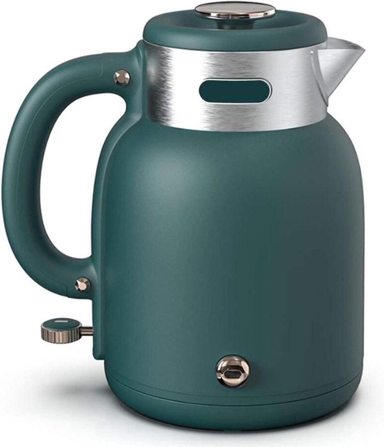 Elektrische Waterkoker Warmwaterbeker Snel Water Koken Naadloze Voering 15 Liter Groen