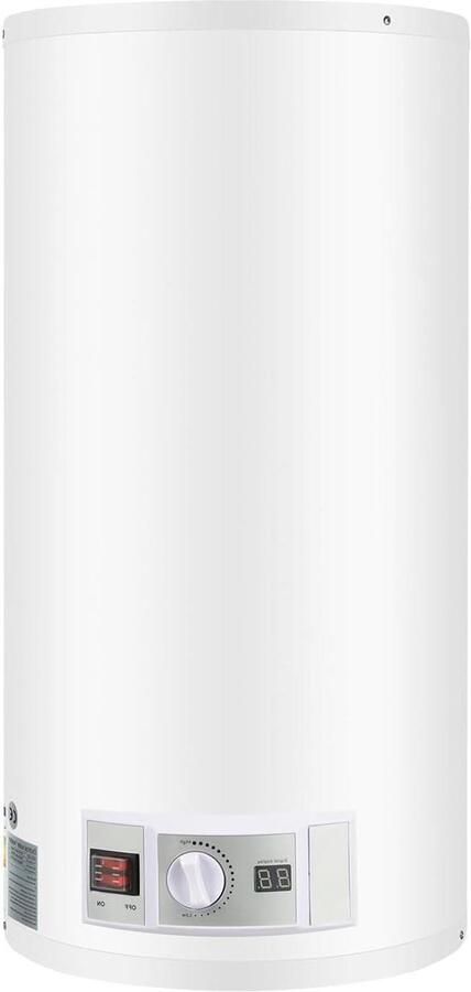 Elektrische Waterverwarmer Boiler Keuken Badkamer Direct Warm Water LED Temperatuurweergave 50 Liter Wit