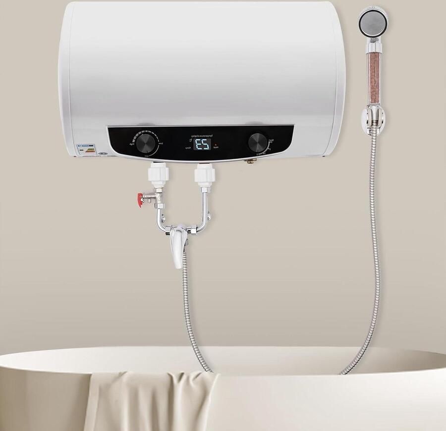 Elektrische Waterverwarmer Directe Boiler Direct Warm Water Snelle Verwarming 30 Liter Capaciteit Wit