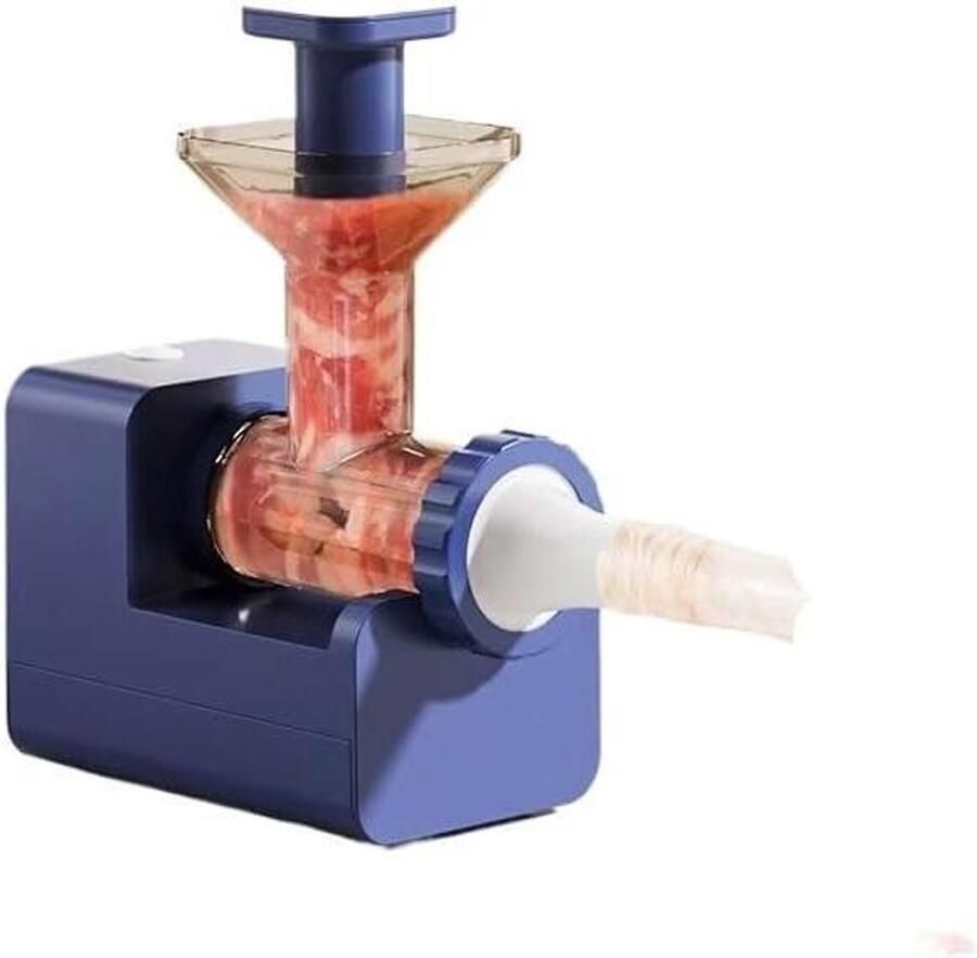 Elektrische Worstmaker Vleesworst Machine Zelf Worsten Maken Direct Contact Voedsel 1 kg Wit
