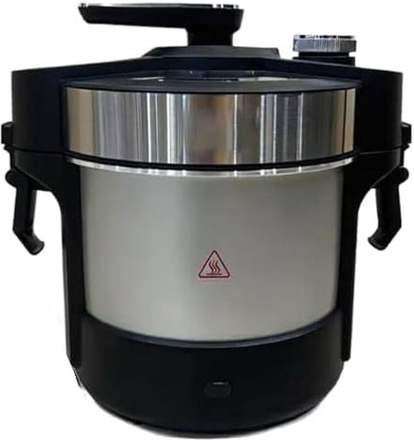 Elektrische Yam Pounder Keukenmachine Afrikaanse Gerechten Maken Geautomatiseerd Systeem 6L Capaciteit Zilver