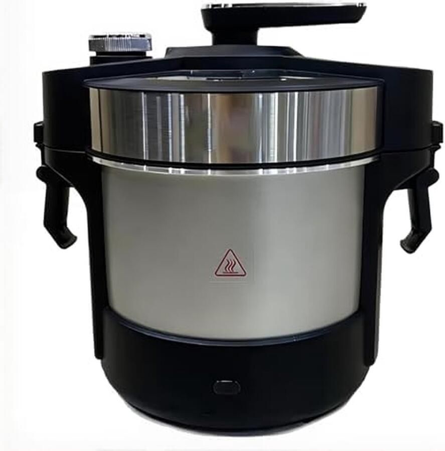 Elektrische Yam Pounder Keukenmachine Fufu Traditionele Gerechten Maken Geautomatiseerde Verwerking 6 Liter Zilver
