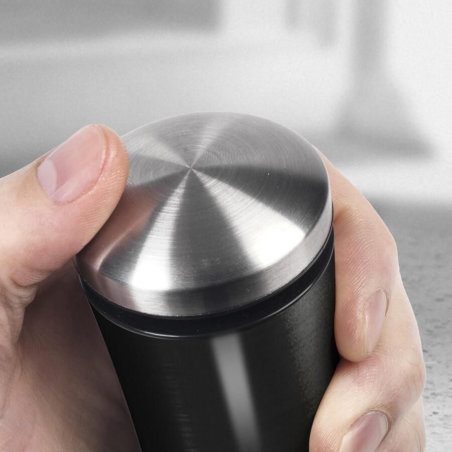 Elektrische Zout- en Pepermolen Set RVS en Zwart Automatisch Gemalen Kruiden