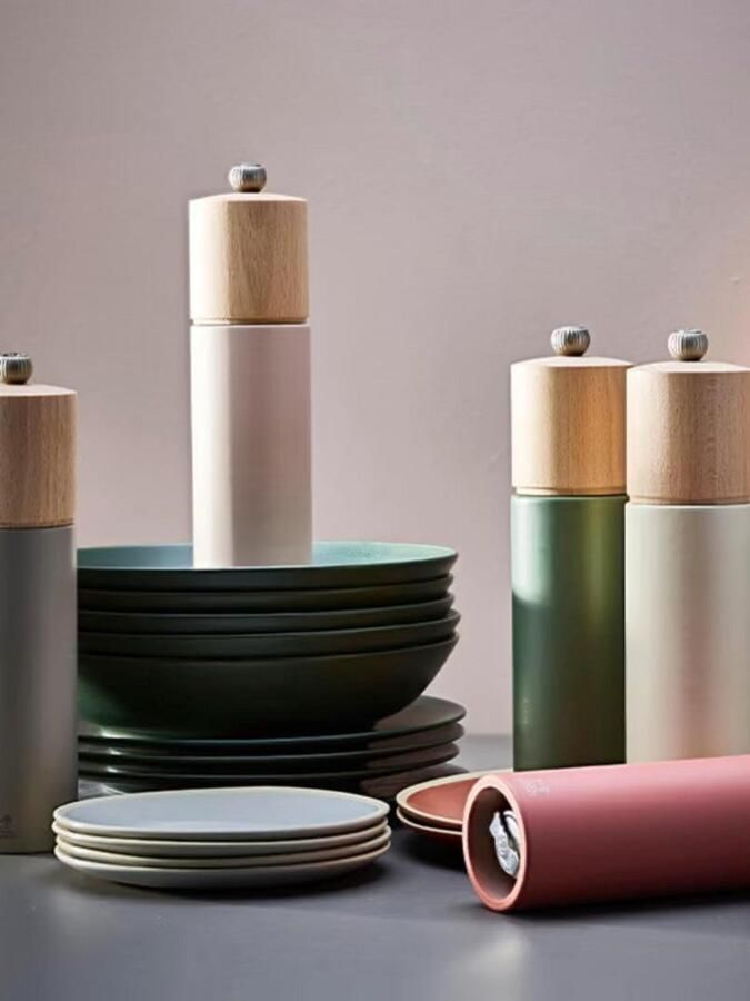 Elektrische Zoutmolen 21 cm Rosé