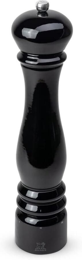 Elektrische Zoutmolen Automatische Kruidenmolen Snel Zout Malen Verstelbare Maalgraad 22 cm Hoog Zwart Gelakt