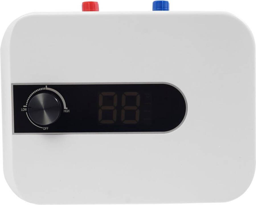 Elektronische Doorstroomboiler 5 Liter 1500W Warmwaterboiler met Temperatuurkeuze voor Keuken en Badkamer