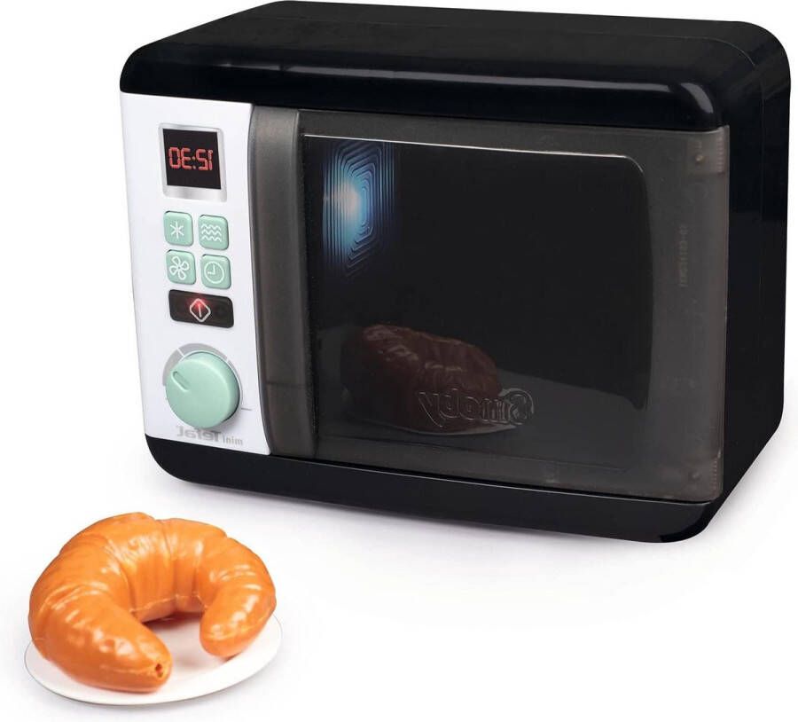 Elektronische magnetron met licht- en geluidsfunctie voor kinderen vanaf 3 jaar zwart wit (310598WEB)