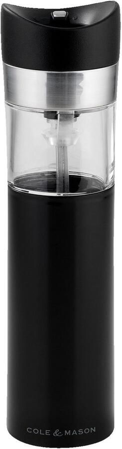 Elektronische Pepermolen Automatische Kruidenmolen Snel Kruiden Malen Diamant Scherpe Keramiek 210mm Hoog Zwart Acryl