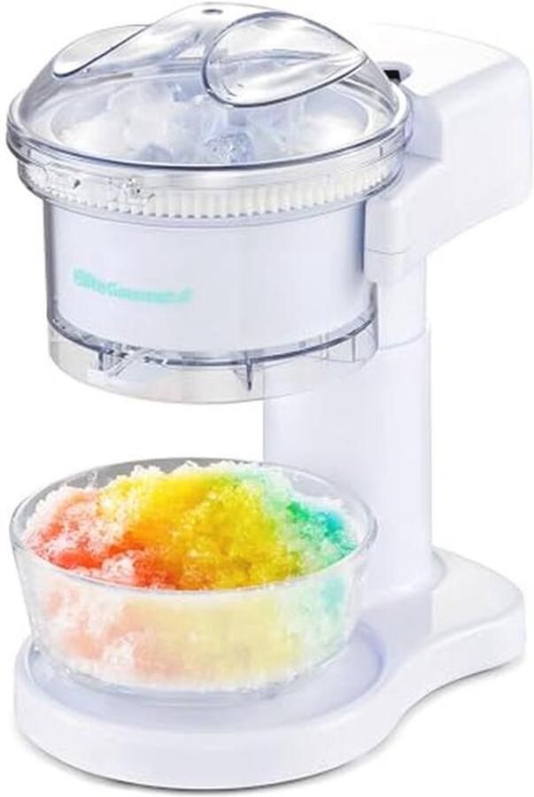 Elite Gourmet ESI1201 Sneeuwkegel & Scheerijsmachine Kunststof Wit