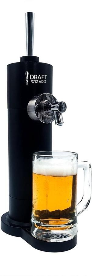 Elzusha Bier Tap Dispenser voor Blikbier met Schuimkraagmaker Voor Thuis en Onderweg