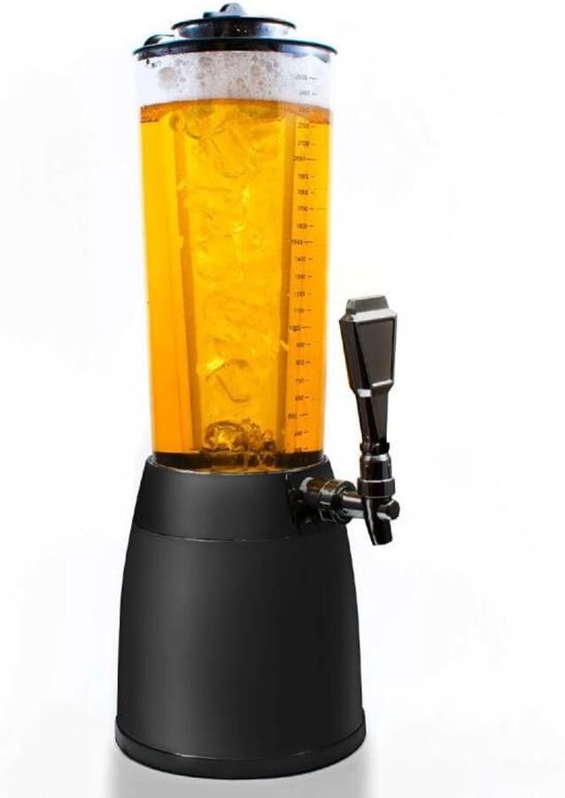 Elzusha Biertap Toren 4.0L met IJskoeler Zwart Design
