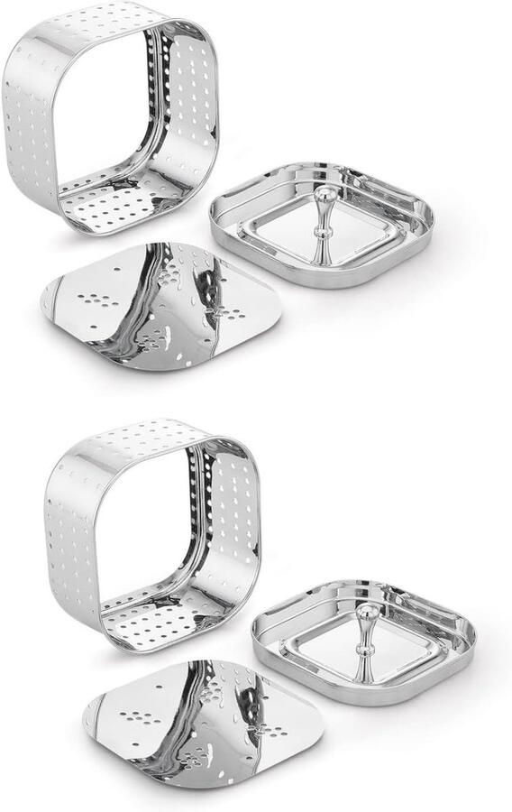 Elzusha RVS Paneer Maker Mould Set van 2 700ml