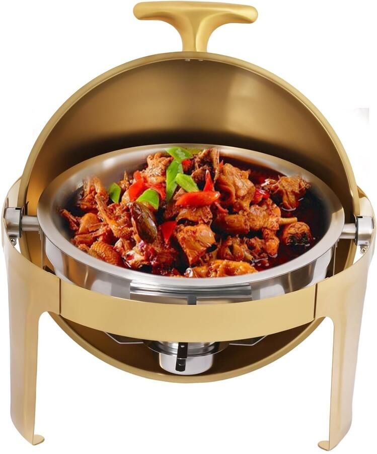 Elzusha Warmhoudbak Buffetset met Dekselhouder 9L voor Feesten