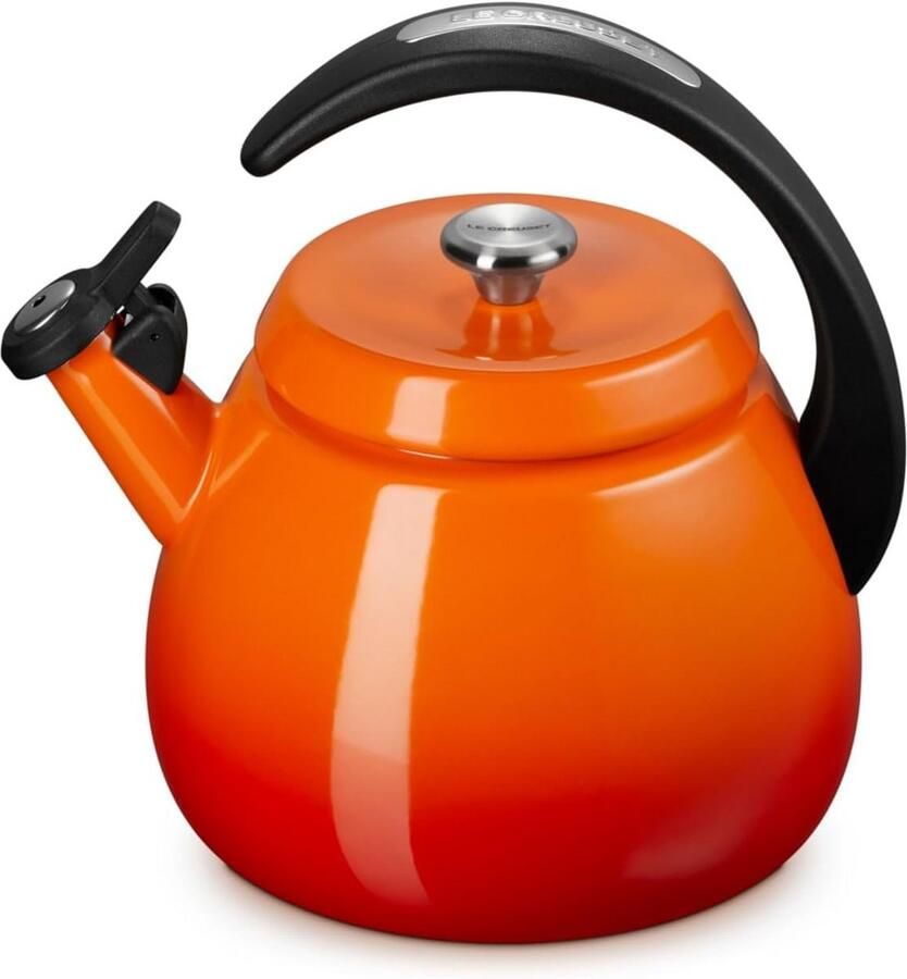 Emaille Stalen Waterkoker met Fluit Geschikt voor Alle Warmtebronnen 2.2 Liter