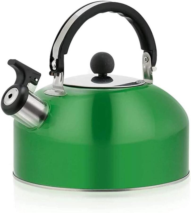 Emaille Waterkoker Theeketel Fornuis Thee Zetten Ergonomische Handgreep 2 Liter Blauw