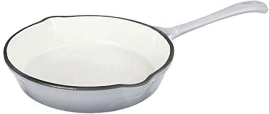Emaillen Koekenpan 20cm Gietijzeren Pan met Vaccum Coating