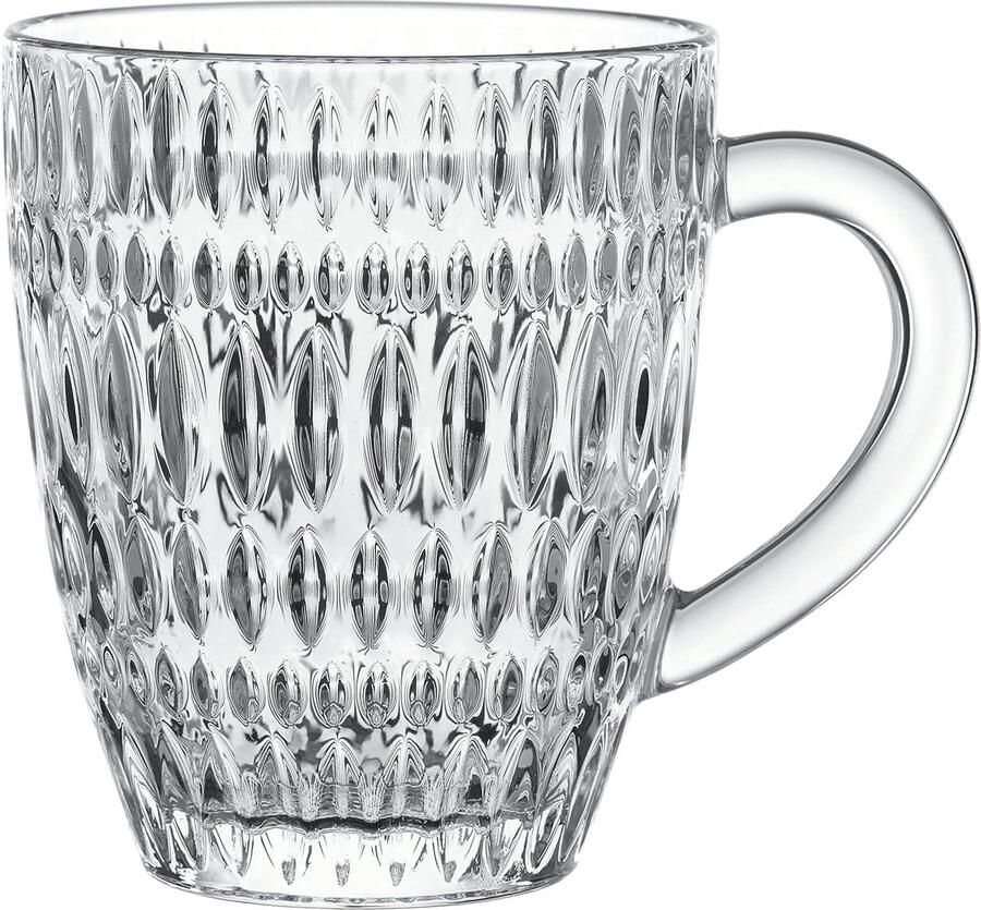 & Nachtmann 2-delige set koffiemokken koffieglazen kristalglas 392 ml Ethno Barista 104908