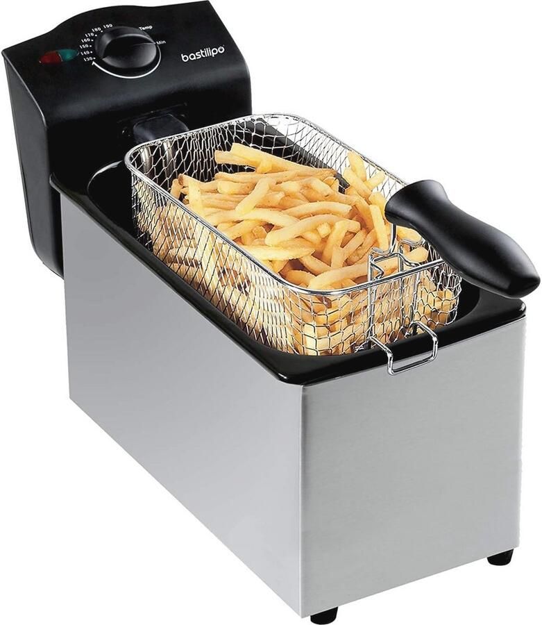 Energiezuinige Elektrische Friteuse 3 Liter Roestvrij Staal met Geëmailleerde Container