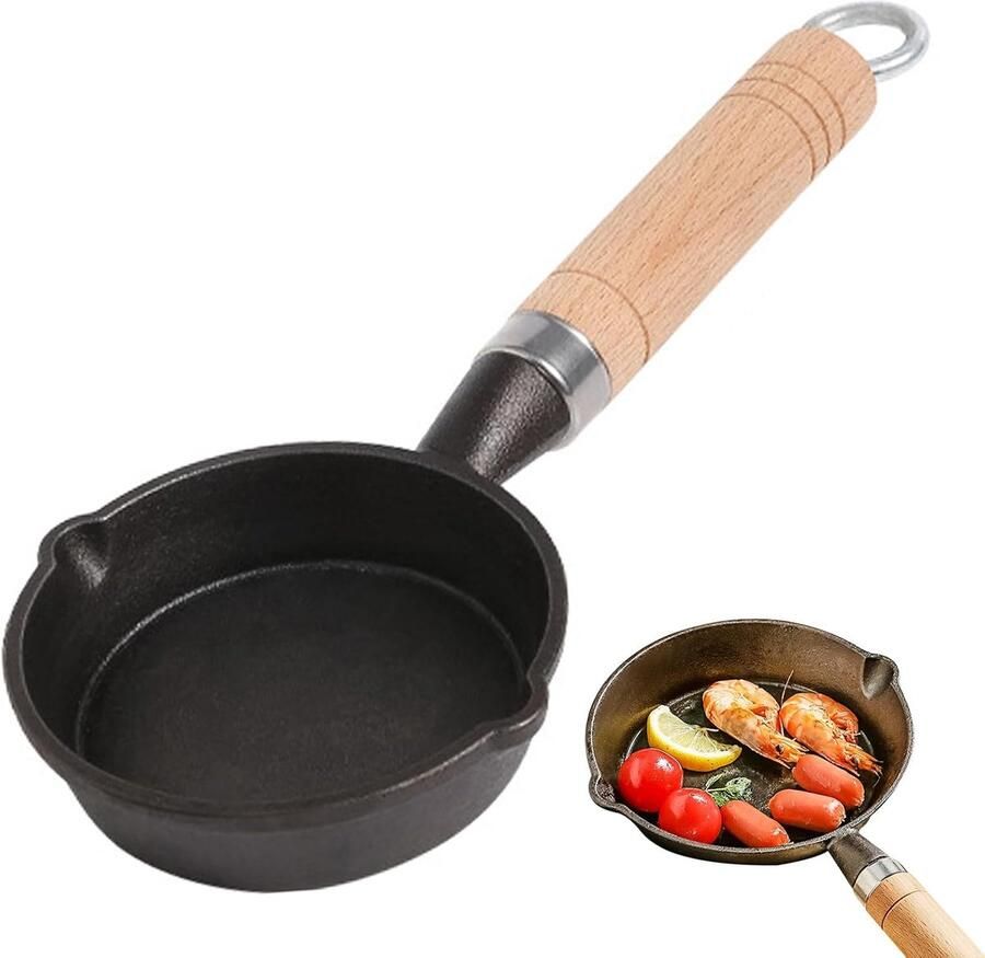Enkele eierpan Mini braadpan Ontbijt bereiden Antiaanbaklaag Compact formaat Niet gespecificeerd
