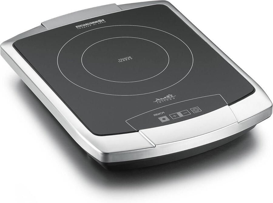 Enkele Kookplaat Inductiekookplaat Snel Koken Glaskeramisch Oppervlak 41 x 305 cm Roestvrij Staal