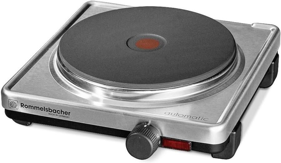 Enkele kookplaat met automatische temperatuurregeling en oververhittingsbeveiliging