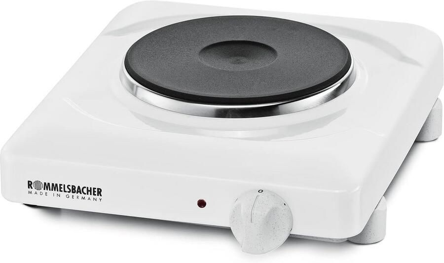 Enkele kookplaat met gietijzeren verwarming Mobiele kookplaat voor keuken en vakantiehuis