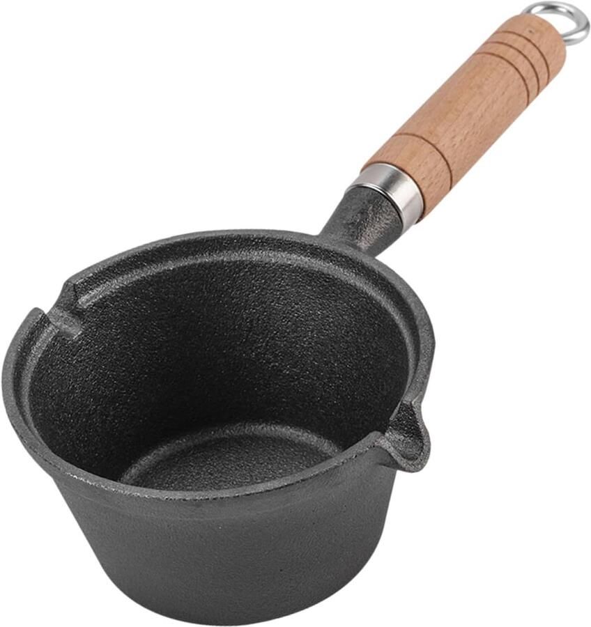 Enkele pan Mini braadpan Ontbijt maken Antiaanbaklaag Compact formaat Zwart
