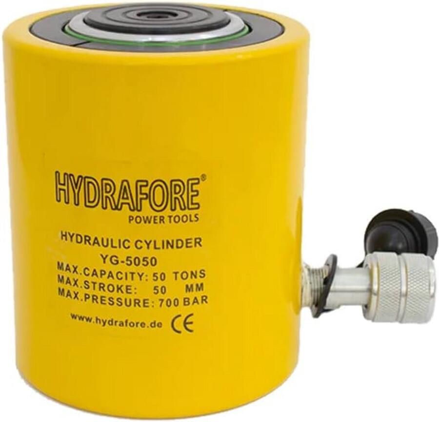 Enkele Werkende Hydraulische Cilinder 50 Ton Met 50 mm Slag Krachtige Stalen Liftcilinder