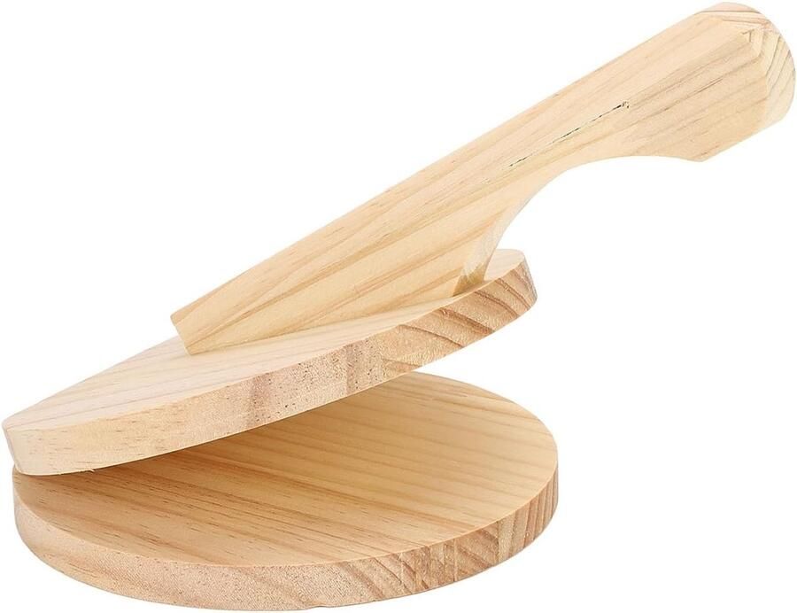 Ergonomische Handmatige Tortillapers voor Roti Pizza en Meel Tortilla Groot Formaat (L)