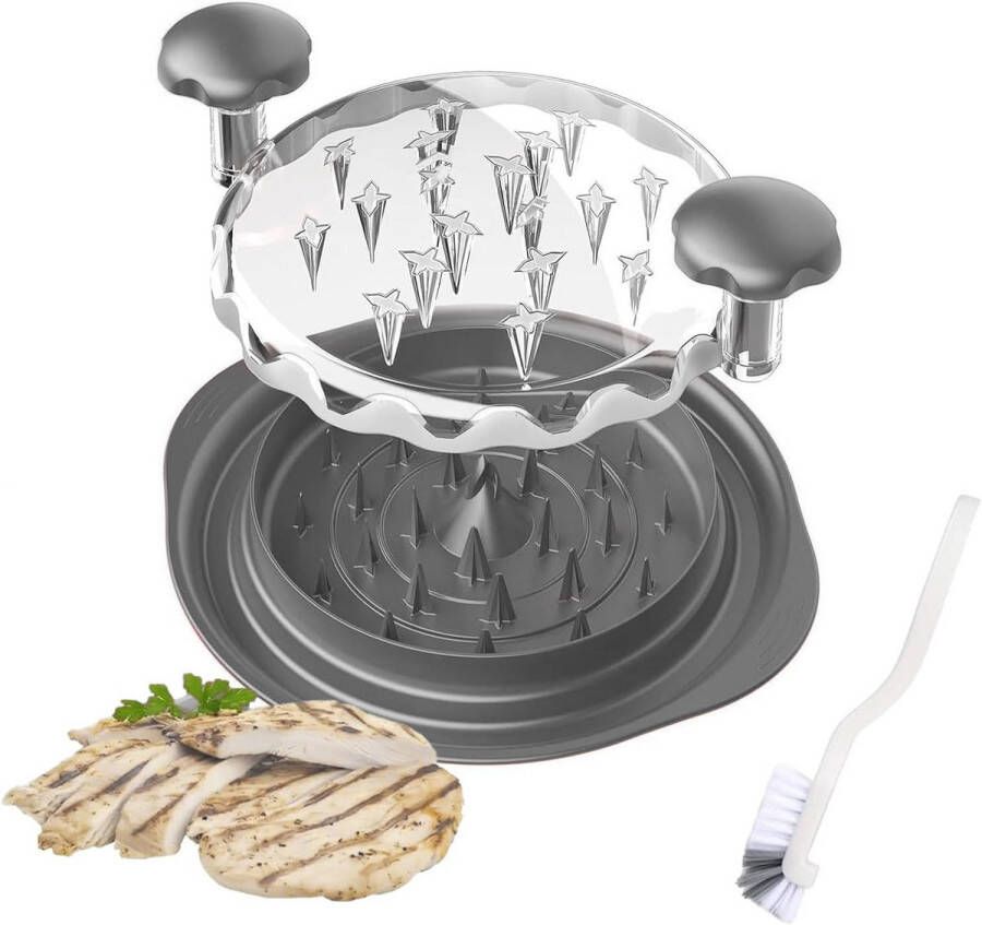 Ergonomische Kippenversnipperaar met Antislip Handgreep Vaatwasmachinebestendig