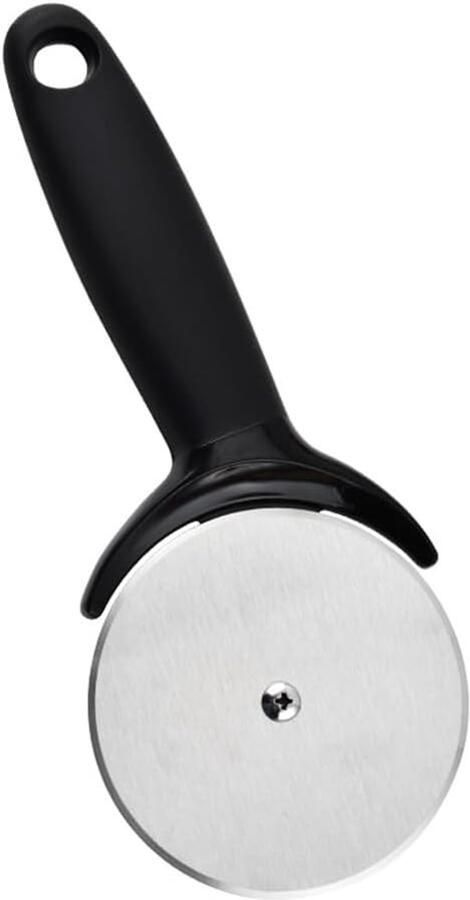 Ergonomische Pizzasnijder van RVS Scherpe Pizza Roller voor Perfecte Snedes Antislip Handvat en Veiligheidsbeschermer Vaatwasserbestendige Keukenhulpmiddelen voor Pizzaliefhebbers