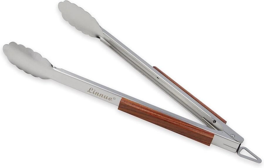 Ergonomische roestvrij stalen grilltang voor elke grillmeester