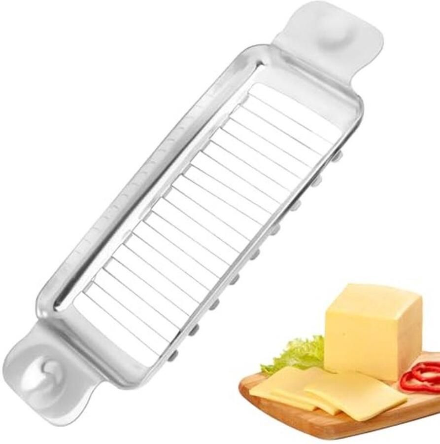 Ergonomische RVS Botersnijder en Kaassnijder met Draagbare Handgreep