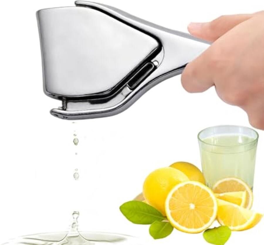 Ergonomische RVS Citroenpers Compact Handig en Vaatwasmachinebestendig