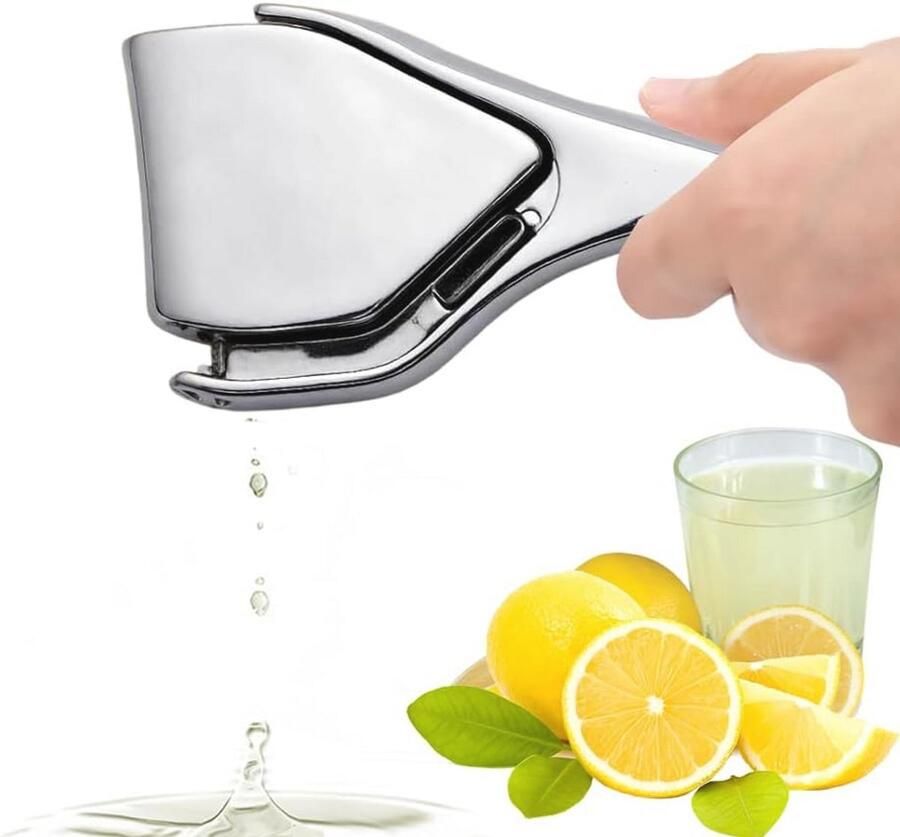 Ergonomische RVS Citroenpers Compact Handig en Vaatwasmachinebestendig