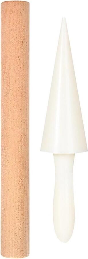 Ergonomische Wafelijzer Roller voor DIY IJs Wafels en Desserts met Glad Handvat Ideaal voor Gezinnen en Theehuizen