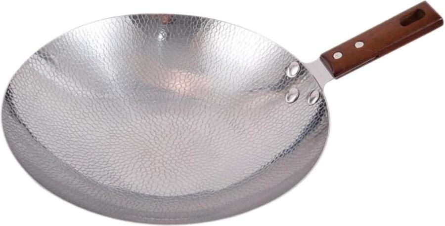 Ergonomische Wokpan Koekenpan Antiaanbak Veelzijdig Koken Gelijkmatige Verwarming 22 Cm
