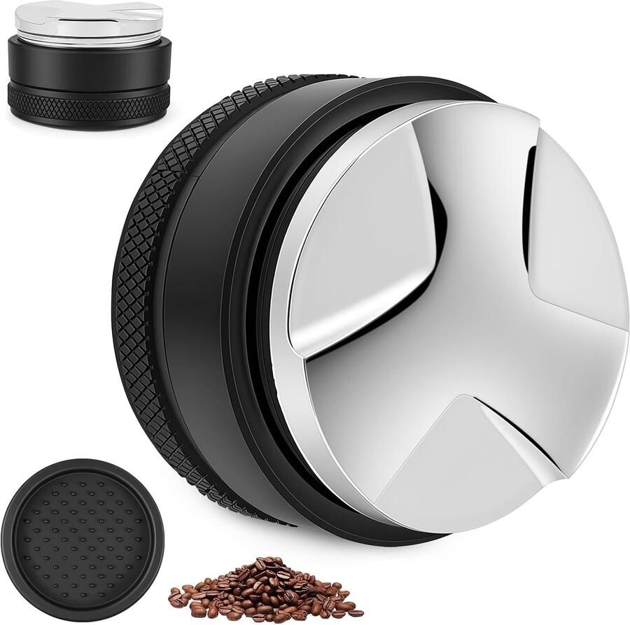 Espresso Accessoires 58mm Koffie Distributor Tool Koffie Divider en Leveler van Roestvrijstaal voor Perfecte Koffie Extractie