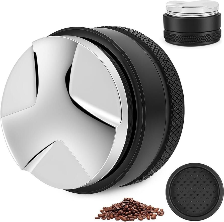 Espresso Accessoires 58mm Koffiedistributeur Koffie Leveler en Divider van Roestvrij Staal voor Perfecte Extractie - Foto 1