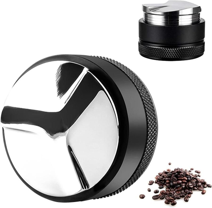 Espresso Accessoires Koffieverdeler Tamper Perfect Koffie Maken In Hoogte Verstelbaar 58 mm Zwart