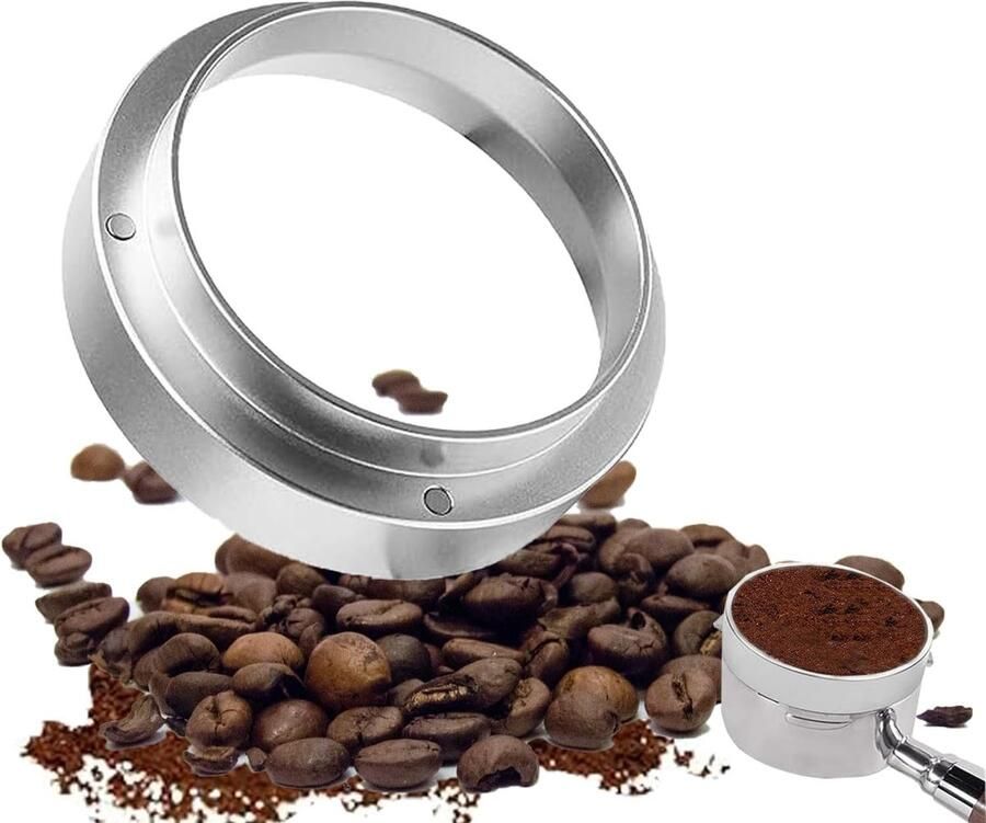 Espresso dispensing funnel 51 mm koffieafgifterring met magnetische brouwkom vervangonderdelen voor koffiemachines accessoires voor perfecte koffiezetten