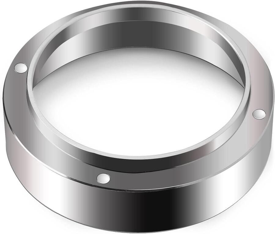 Espresso Dispensing Funnel van 51 53 58mm Aluminium Koffie Dispenser Ring met Magnetische Bevestiging voor Thuis en Cafégebruik
