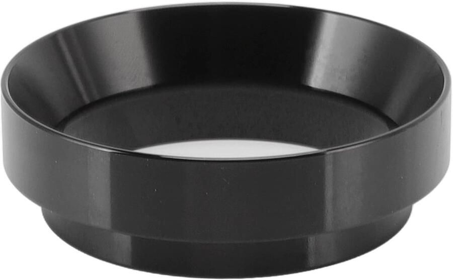Espresso dispensing hopper van 58mm met magnetische ring en aluminium tampstation voor koffiepoederdistributie